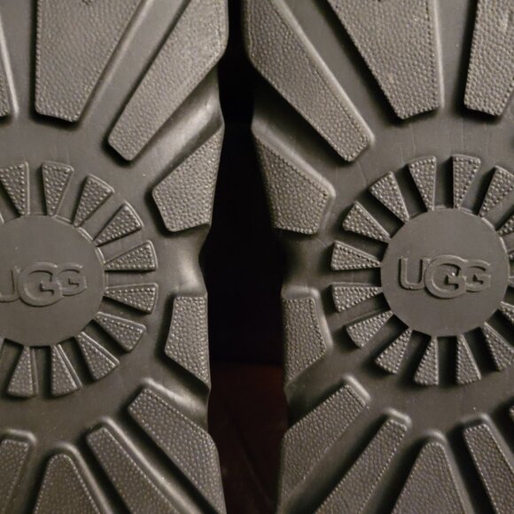 UGG WOMEN'S SUNSKIP BLACK CORK PLATFORM COMFORT WOMEN'S SLIDE SIZE US 11/UK 9 - Picture 13 of 14